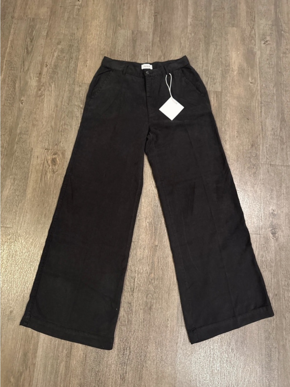 pistola Jadyn Black Wide Leg Pants